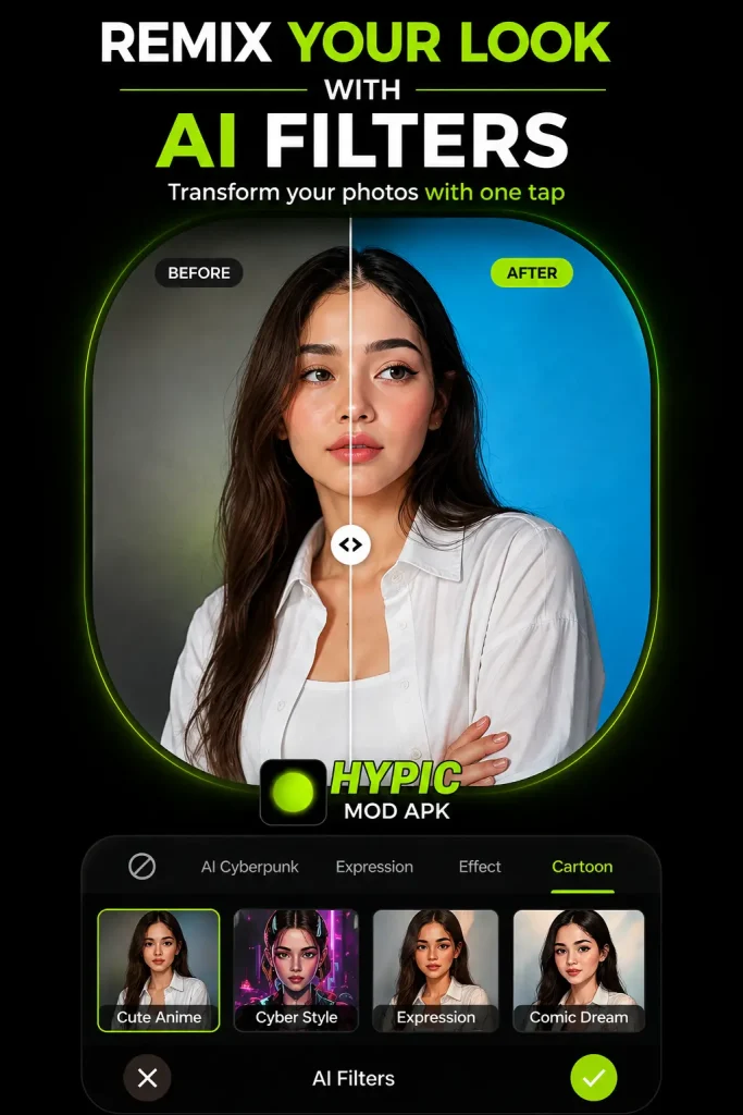 Home 5 Hypic AI filters for creative photo editing and effects