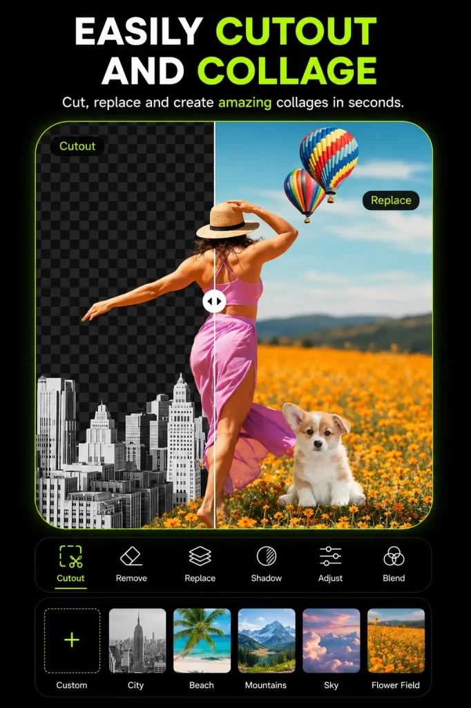 Home 3 Hypic cutout and collage tools for creative photo editing